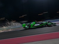 Chinese driver Zhou Guanyu of Alfa Romeo Ferrari participates in the first practice session of the Formula 1 Grand Prix of Qatar at Lusail I...