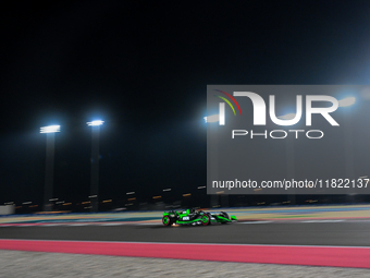 Finnish Formula One driver Valtteri Bottas of Kick Sauber participates in the first practice session of the Formula 1 Grand Prix of Qatar at...