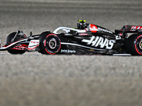 German Formula One driver Nico Hulkenberg of Haas participates in the Sprint qualifying session of the Formula 1 Grand Prix of Qatar at Lusa...