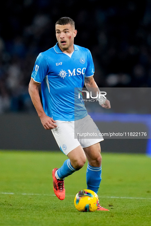 Alessandro Buongiorno of SSC Napoli during the serie Serie A Enilive match between SSC Napoli and AS Roma at Stadio Diego Armando Maradona o...