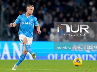 Stanislav Lobotka of SSC Napoli during the serie Serie A Enilive match between SSC Napoli and AS Roma at Stadio Diego Armando Maradona on No...