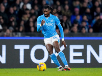 Andre-Frank Zambo Anguissa of SSC Napoli during the serie Serie A Enilive match between SSC Napoli and AS Roma at Stadio Diego Armando Marad...