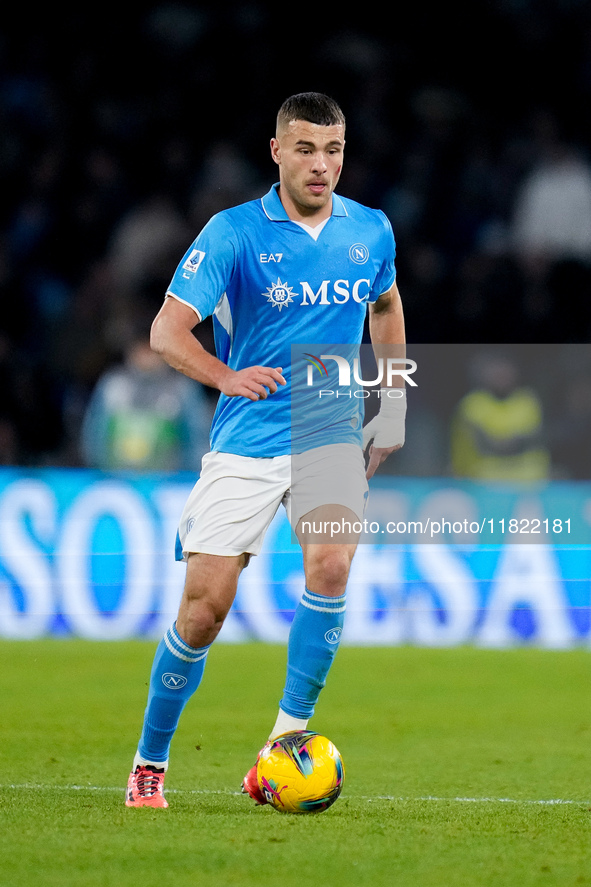 Alessandro Buongiorno of SSC Napoli during the serie Serie A Enilive match between SSC Napoli and AS Roma at Stadio Diego Armando Maradona o...