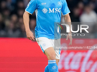 Stanislav Lobotka of SSC Napoli during the serie Serie A Enilive match between SSC Napoli and AS Roma at Stadio Diego Armando Maradona on No...