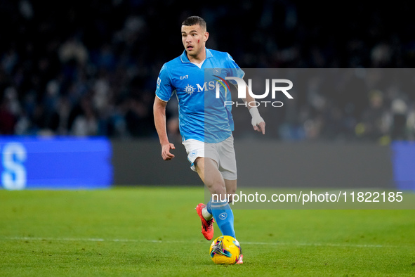 Alessandro Buongiorno of SSC Napoli during the serie Serie A Enilive match between SSC Napoli and AS Roma at Stadio Diego Armando Maradona o...