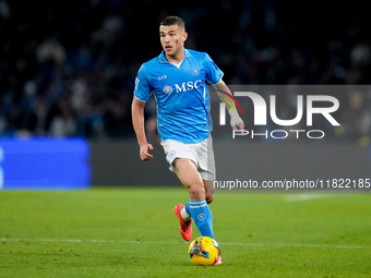 Alessandro Buongiorno of SSC Napoli during the serie Serie A Enilive match between SSC Napoli and AS Roma at Stadio Diego Armando Maradona o...