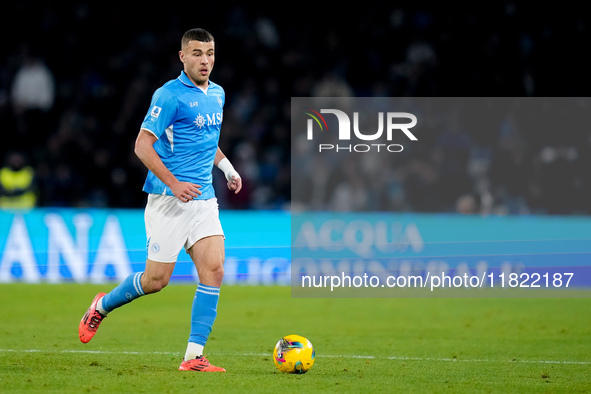 Alessandro Buongiorno of SSC Napoli during the serie Serie A Enilive match between SSC Napoli and AS Roma at Stadio Diego Armando Maradona o...