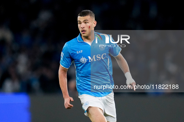 Alessandro Buongiorno of SSC Napoli during the serie Serie A Enilive match between SSC Napoli and AS Roma at Stadio Diego Armando Maradona o...