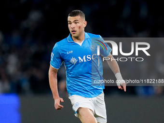 Alessandro Buongiorno of SSC Napoli during the serie Serie A Enilive match between SSC Napoli and AS Roma at Stadio Diego Armando Maradona o...