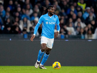 Andre-Frank Zambo Anguissa of SSC Napoli during the serie Serie A Enilive match between SSC Napoli and AS Roma at Stadio Diego Armando Marad...