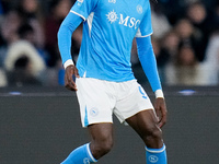 Andre-Frank Zambo Anguissa of SSC Napoli during the serie Serie A Enilive match between SSC Napoli and AS Roma at Stadio Diego Armando Marad...