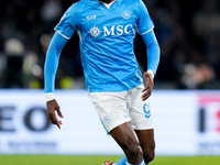 Andre-Frank Zambo Anguissa of SSC Napoli during the serie Serie A Enilive match between SSC Napoli and AS Roma at Stadio Diego Armando Marad...