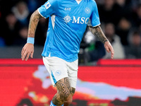 Matteo Politano of SSC Napoli during the serie Serie A Enilive match between SSC Napoli and AS Roma at Stadio Diego Armando Maradona on Nove...