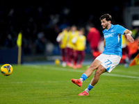 Khvicha Kvaratskhelia of SSC Napoli during the serie Serie A Enilive match between SSC Napoli and AS Roma at Stadio Diego Armando Maradona o...