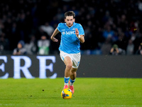 Khvicha Kvaratskhelia of SSC Napoli during the serie Serie A Enilive match between SSC Napoli and AS Roma at Stadio Diego Armando Maradona o...