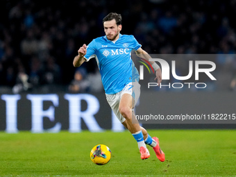 Khvicha Kvaratskhelia of SSC Napoli during the serie Serie A Enilive match between SSC Napoli and AS Roma at Stadio Diego Armando Maradona o...