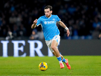 Khvicha Kvaratskhelia of SSC Napoli during the serie Serie A Enilive match between SSC Napoli and AS Roma at Stadio Diego Armando Maradona o...