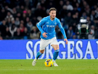 Amir Rrahmani of SSC Napoli during the serie Serie A Enilive match between SSC Napoli and AS Roma at Stadio Diego Armando Maradona on Novemb...