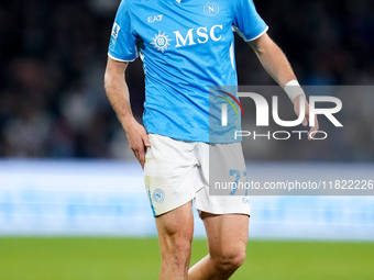 Khvicha Kvaratskhelia of SSC Napoli during the serie Serie A Enilive match between SSC Napoli and AS Roma at Stadio Diego Armando Maradona o...