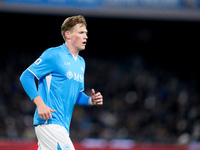 Scott McTominay of SSC Napoli looks on during the serie Serie A Enilive match between SSC Napoli and AS Roma at Stadio Diego Armando Maradon...