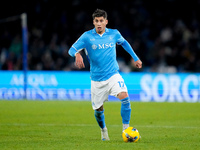 Mathias Olivera of SSC Napoli during the serie Serie A Enilive match between SSC Napoli and AS Roma at Stadio Diego Armando Maradona on Nove...