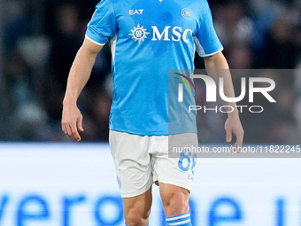 Stanislav Lobotka of SSC Napoli during the serie Serie A Enilive match between SSC Napoli and AS Roma at Stadio Diego Armando Maradona on No...