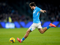 Khvicha Kvaratskhelia of SSC Napoli during the serie Serie A Enilive match between SSC Napoli and AS Roma at Stadio Diego Armando Maradona o...