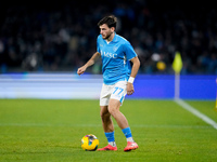 Khvicha Kvaratskhelia of SSC Napoli during the serie Serie A Enilive match between SSC Napoli and AS Roma at Stadio Diego Armando Maradona o...