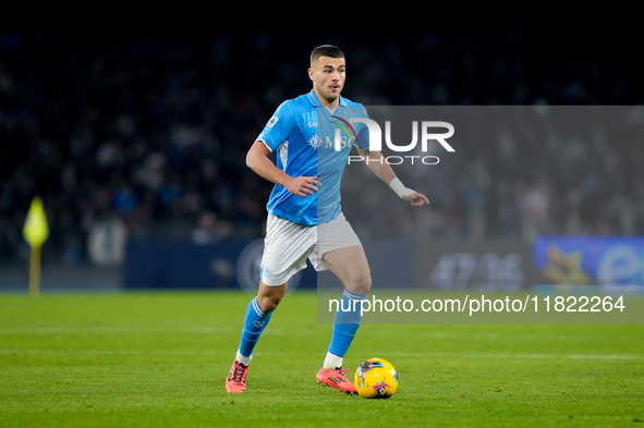 Alessandro Buongiorno of SSC Napoli during the serie Serie A Enilive match between SSC Napoli and AS Roma at Stadio Diego Armando Maradona o...