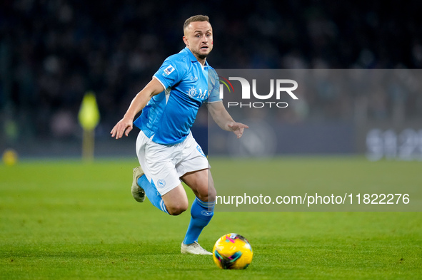 Stanislav Lobotka of SSC Napoli during the serie Serie A Enilive match between SSC Napoli and AS Roma at Stadio Diego Armando Maradona on No...