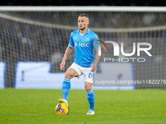 Stanislav Lobotka of SSC Napoli during the serie Serie A Enilive match between SSC Napoli and AS Roma at Stadio Diego Armando Maradona on No...