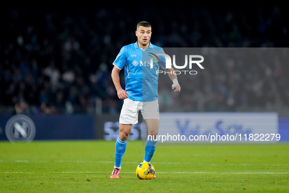 Alessandro Buongiorno of SSC Napoli during the serie Serie A Enilive match between SSC Napoli and AS Roma at Stadio Diego Armando Maradona o...