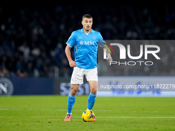 Alessandro Buongiorno of SSC Napoli during the serie Serie A Enilive match between SSC Napoli and AS Roma at Stadio Diego Armando Maradona o...