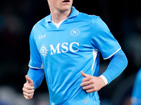 Scott McTominay of SSC Napoli looks on during the serie Serie A Enilive match between SSC Napoli and AS Roma at Stadio Diego Armando Maradon...