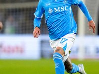 Mathias Olivera of SSC Napoli during the serie Serie A Enilive match between SSC Napoli and AS Roma at Stadio Diego Armando Maradona on Nove...