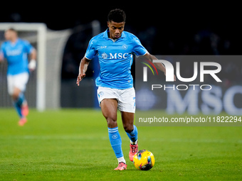 David Neres of SSC Napoli during the serie Serie A Enilive match between SSC Napoli and AS Roma at Stadio Diego Armando Maradona on November...