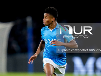 David Neres of SSC Napoli during the serie Serie A Enilive match between SSC Napoli and AS Roma at Stadio Diego Armando Maradona on November...