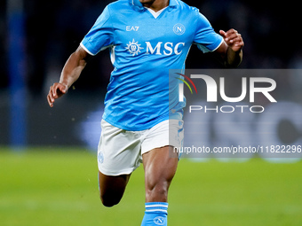 David Neres of SSC Napoli during the serie Serie A Enilive match between SSC Napoli and AS Roma at Stadio Diego Armando Maradona on November...