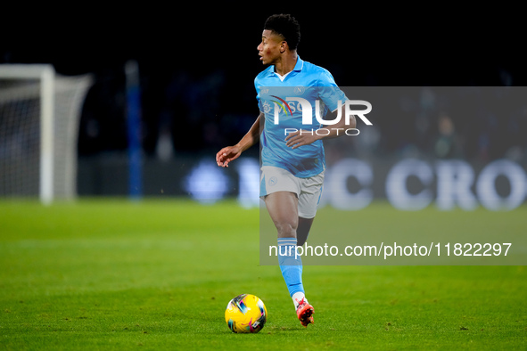 David Neres of SSC Napoli during the serie Serie A Enilive match between SSC Napoli and AS Roma at Stadio Diego Armando Maradona on November...