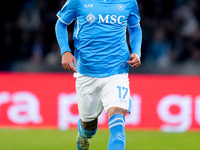 Mathias Olivera of SSC Napoli during the serie Serie A Enilive match between SSC Napoli and AS Roma at Stadio Diego Armando Maradona on Nove...