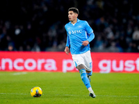 Mathias Olivera of SSC Napoli during the serie Serie A Enilive match between SSC Napoli and AS Roma at Stadio Diego Armando Maradona on Nove...