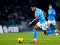 David Neres of SSC Napoli during the serie Serie A Enilive match between SSC Napoli and AS Roma at Stadio Diego Armando Maradona on November...