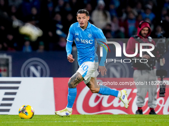 Pasquale Mazzocchi of SSC Napoli during the serie Serie A Enilive match between SSC Napoli and AS Roma at Stadio Diego Armando Maradona on N...