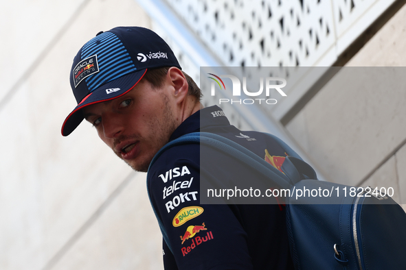 Max Verstappen of Red Bull Racing before Sprint ahead of the Formula 1 Grand Prix of Qatar at Lusail International Circuit in Lusail, Qatar...