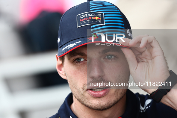 Max Verstappen of Red Bull Racing before Sprint ahead of the Formula 1 Grand Prix of Qatar at Lusail International Circuit in Lusail, Qatar...