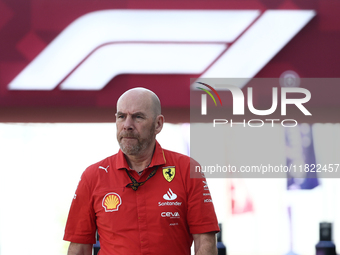 Jock Clear before Sprint ahead of the Formula 1 Grand Prix of Qatar at Lusail International Circuit in Lusail, Qatar on November 30, 2024. (