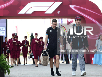 Pierre Gasly of Alpine before Sprint ahead of the Formula 1 Grand Prix of Qatar at Lusail International Circuit in Lusail, Qatar on November...