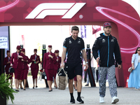 Pierre Gasly of Alpine before Sprint ahead of the Formula 1 Grand Prix of Qatar at Lusail International Circuit in Lusail, Qatar on November...