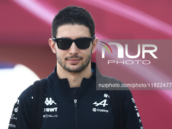 Esteban Ocon of Alpine before Sprint ahead of the Formula 1 Grand Prix of Qatar at Lusail International Circuit in Lusail, Qatar on November...