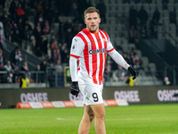 Benjamin Kallman participates in the game between KS Cracovia and Zaglebie Lubin in Krakow, Poland, on November 29, 2024. This is a PKO BP E...